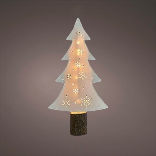 Anna's Collection - LED Baum Papier 31cm Holzstamm