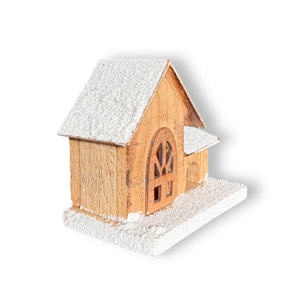 Koopman - LED Holz Leuchthaus "klein"