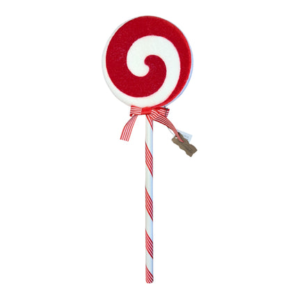 Goldbach - XXL Lollipop Zuckerstange Rot Weiß 55cm