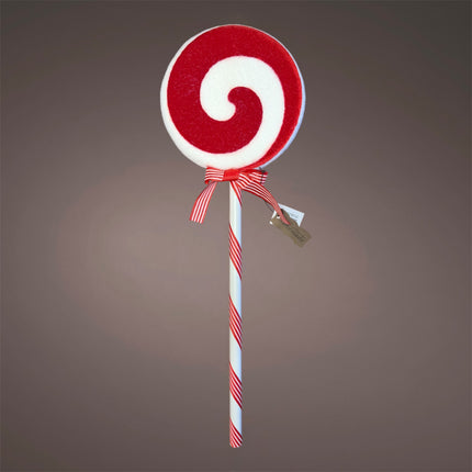 Goldbach - XXL Lollipop Zuckerstange Rot Weiß 55cm
