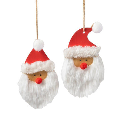 Florissima - Anhänger "Santa" 15/17cm ver. Varianten Holz