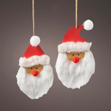 Florissima - Anhänger "Santa" 15/17cm ver. Varianten Holz