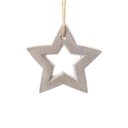 Dio only for you - Beton Anhänger "Stern" 11cm zum Hängen