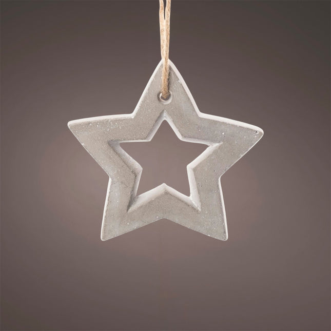 Dio only for you - Beton Anhänger "Stern" 11cm zum Hängen