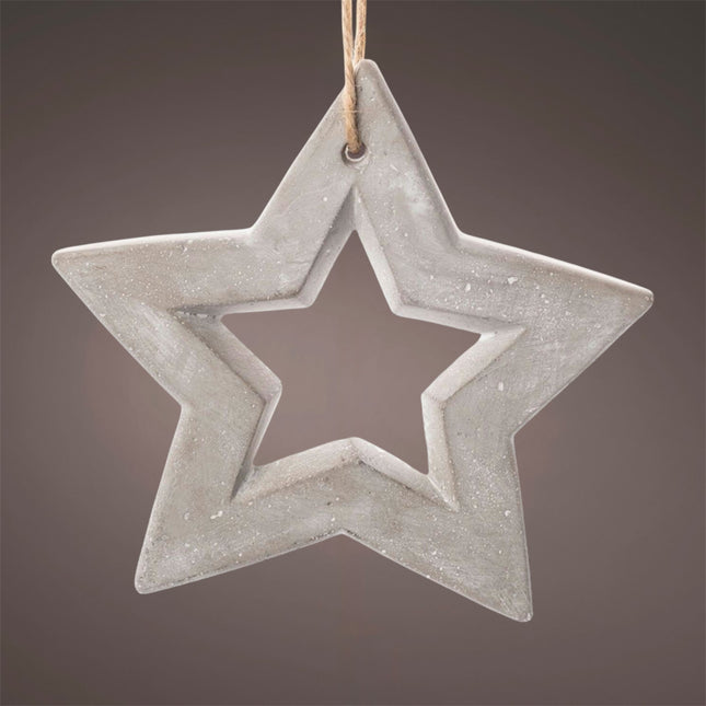 Dio only for you - Beton Anhänger "Stern" 17cm zum Hängen