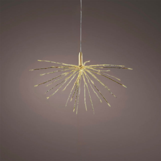 Florissima - LED Sputnik Gold mit Flash-Effekt 30cm 60 LED