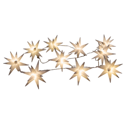 Anna's Collection - LED 3D Sterne Lichterkette Timer Trafo 1,5m