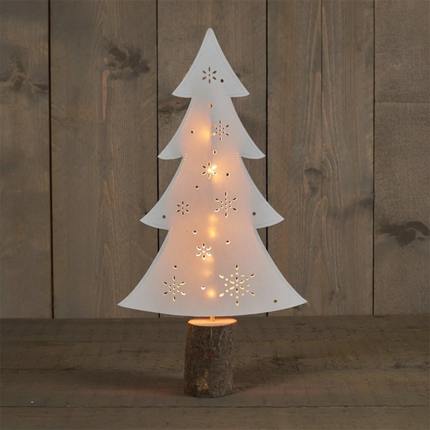 Anna's Collection - LED Baum Papier 31cm Holzstamm