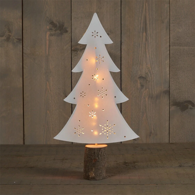 Anna's Collection - LED Baum Papier 31cm Holzstamm