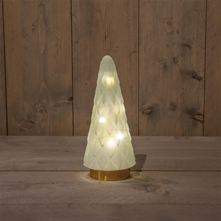 Anna's Collection - LED Baum Glas Gold 24cm