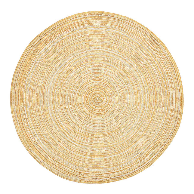 Tischset aus Kunststoff Cream Natur Ø38cm