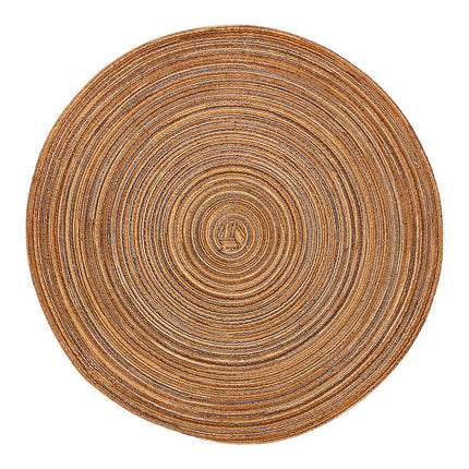 Tischset aus Kunststoff Braun Ø38cm