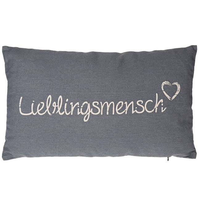 Kissen "Lieblingsmensch" mit Reißverschluß