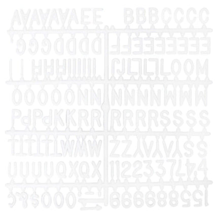 Senza - Buchstabentafel und Pinnwand mit Buchstaben