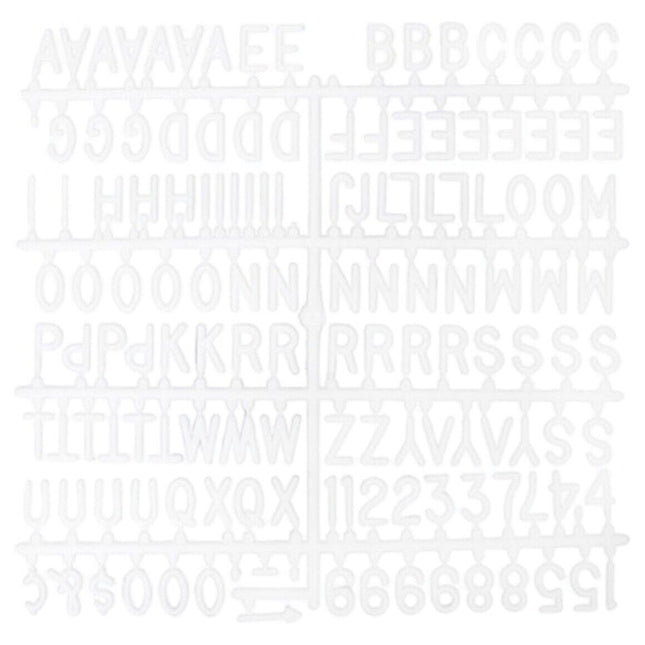 Senza - Buchstabentafel und Pinnwand mit Buchstaben